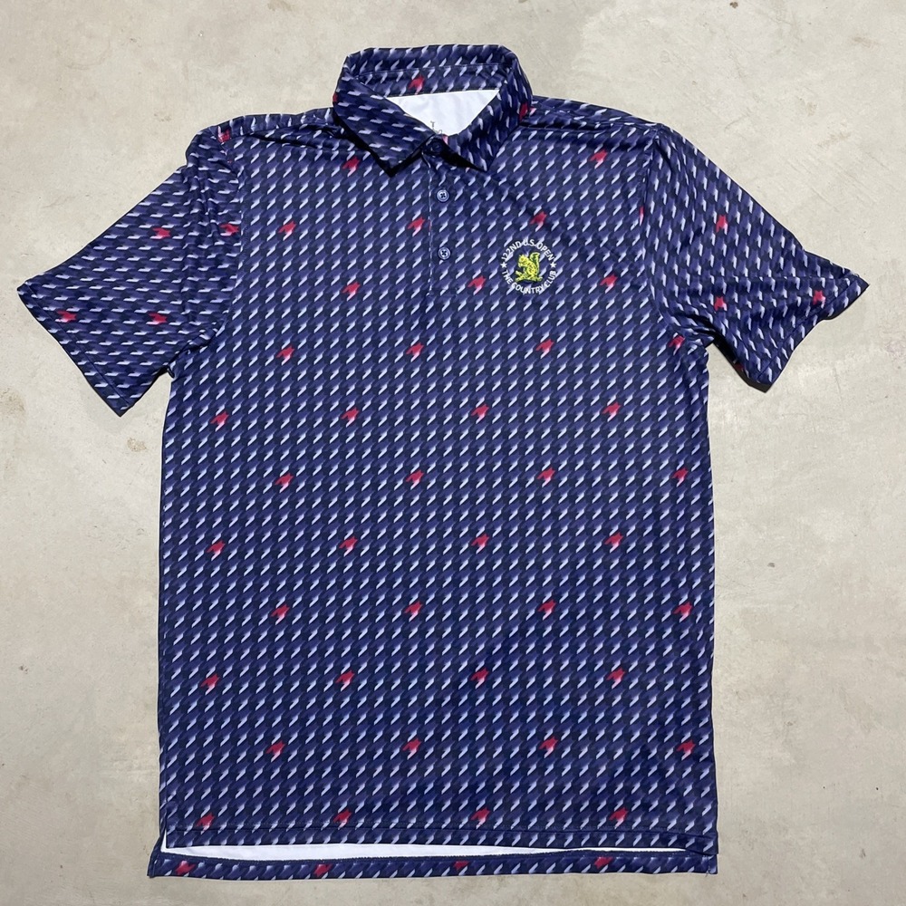 122nd US Open The Country Club Golf Polo Men's SZ M ALL OVER PRINT The Open